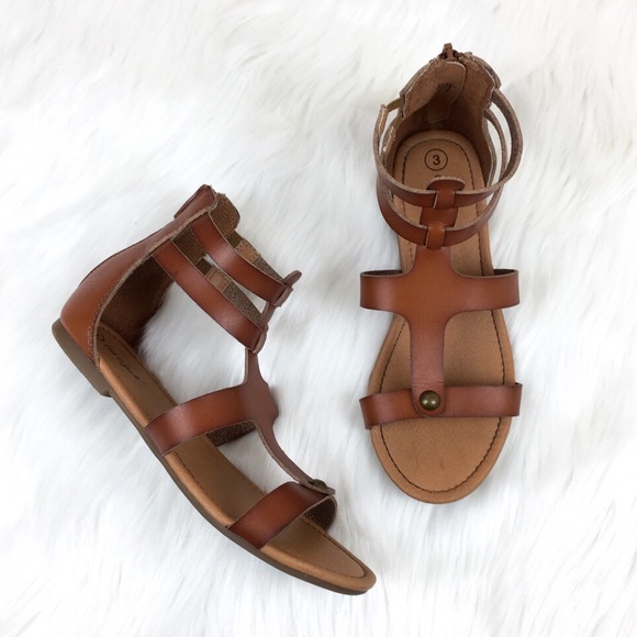 Cat & Jack Leather Sandals Size 3 - Picture 2 of 8